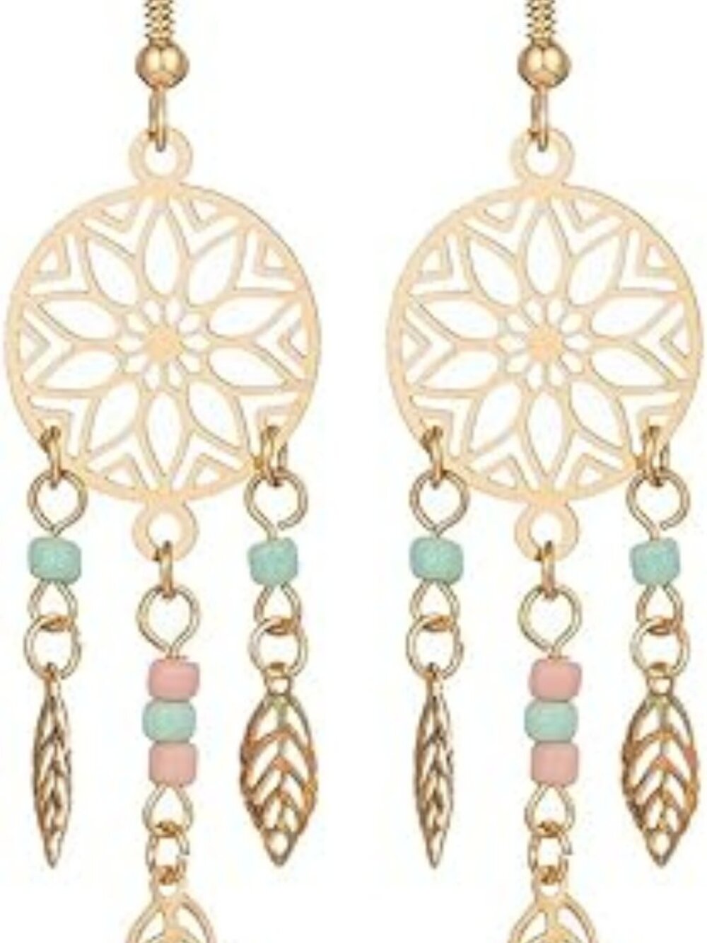 NEW Bohemian Dream Catcher Feather Earrings Bohemian Western Boho Fashion Set